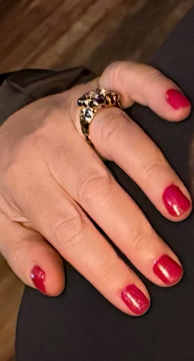Customer photo review of Daisy Moo Ring