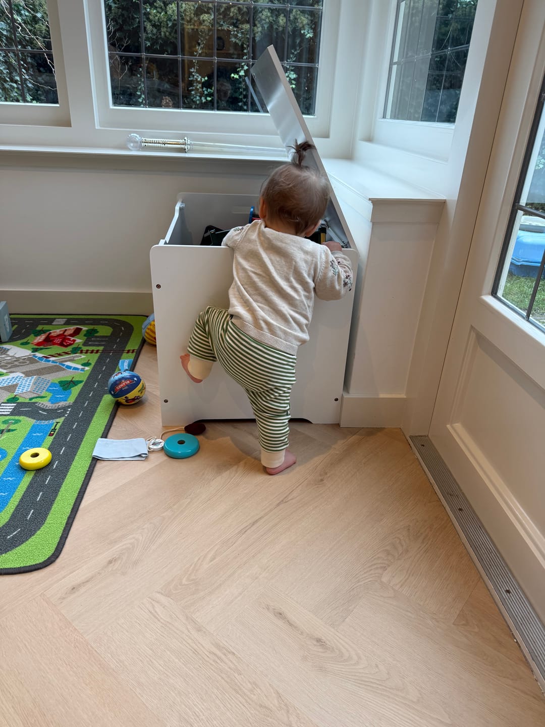 Customer photo review of Forest Walk Reversible Pinny Dress