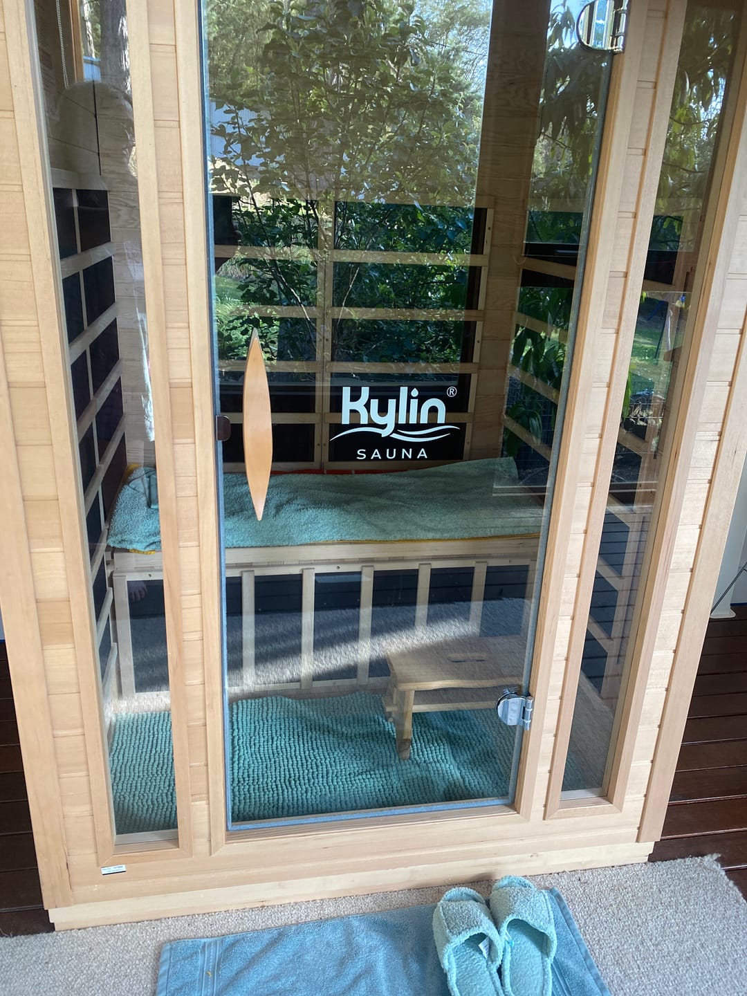 Customer photo review of Kylin Low EMF Premium Carbon Far Infrared Sauna 2 people - K8202