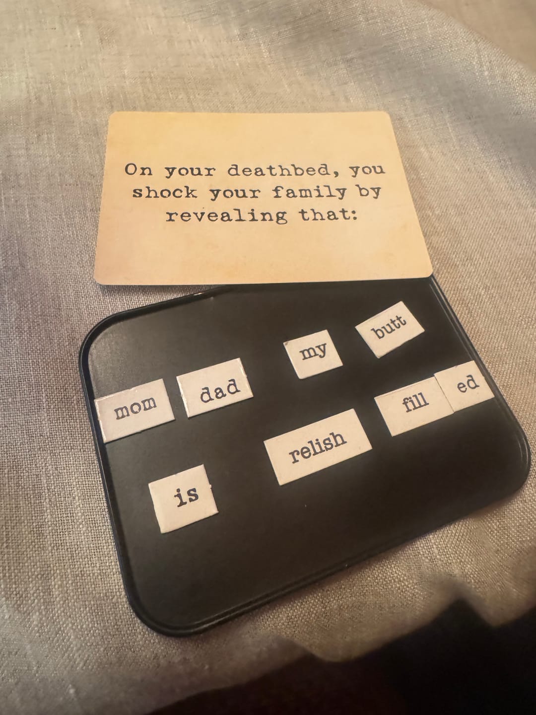 Customer photo review of Ransom Notes: Expansion Pack One (Expands to 10 Players!)