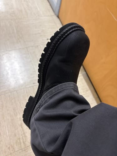 Customer photo review of Maven Waterproof Slip-On Steel Toe Boots