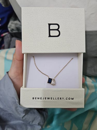 Customer photo review of Birthstone Necklace