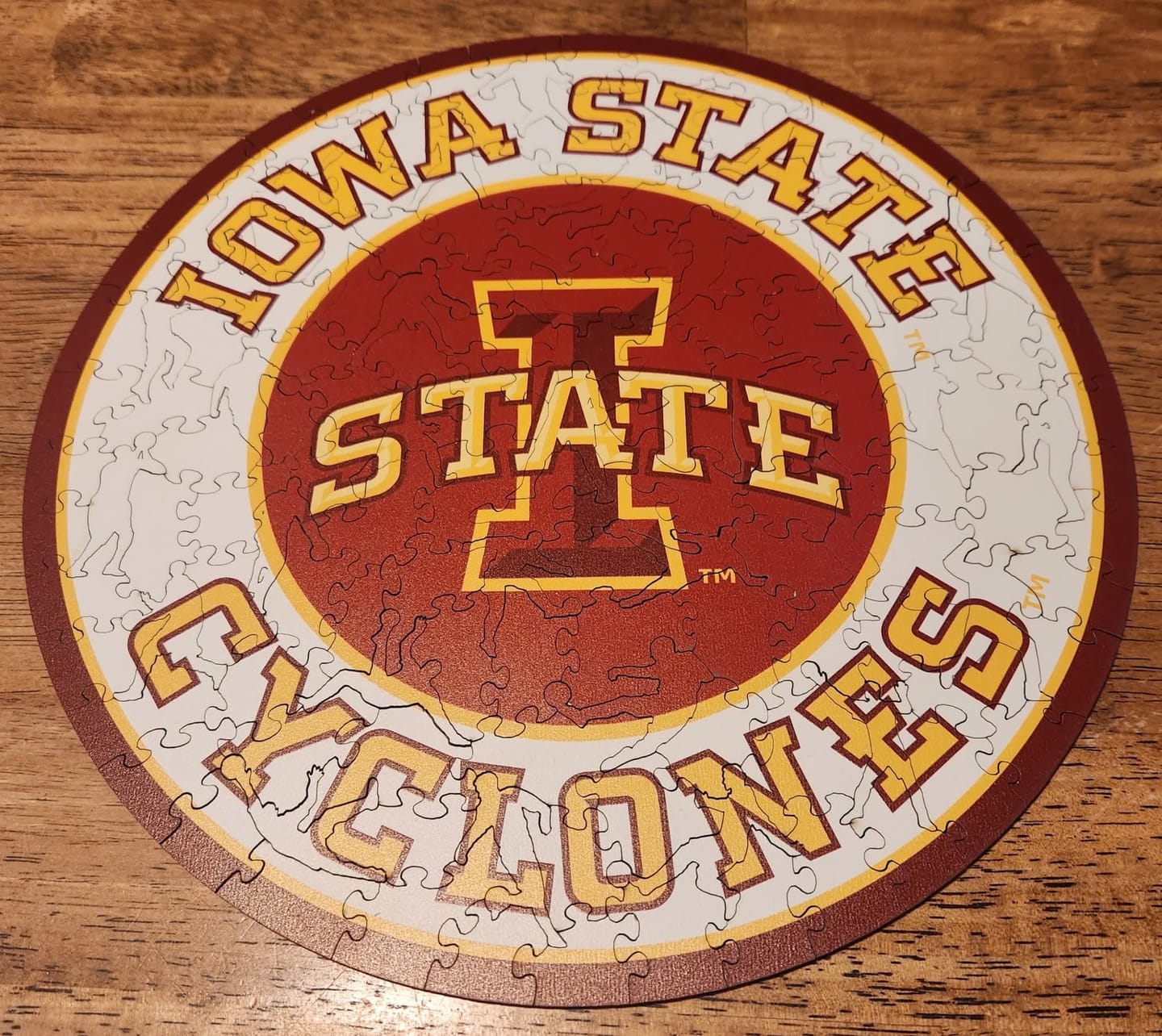 Customer photo review of Iowa State University - Wooden Puzzle