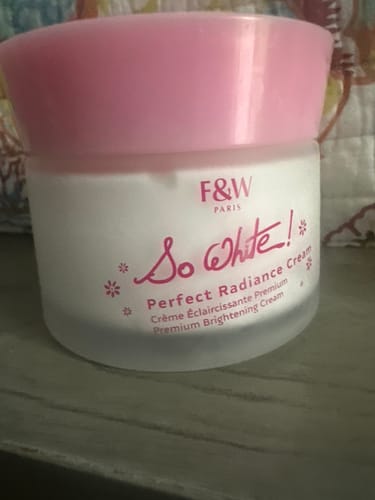 Customer photo review of So White Perfect Radiance Cream 180ml