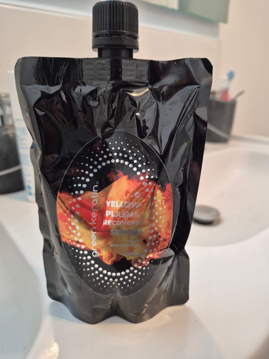 Customer photo review of YELLOW PLASMA – Sérum Réparateur pour le visage #FF