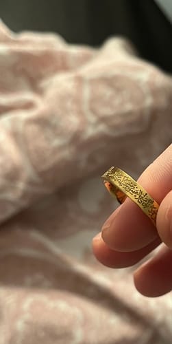 Customer photo review of "Gewiss, mit der Erschwernis, kommt die Erleichterung" Ring