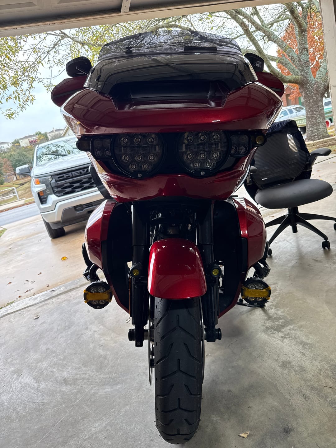 Customer photo review of D14 Destroyer Full Deck Headlight Kit for Harley-Davidson Road Glide 2024+ by Kraus Motor Co
