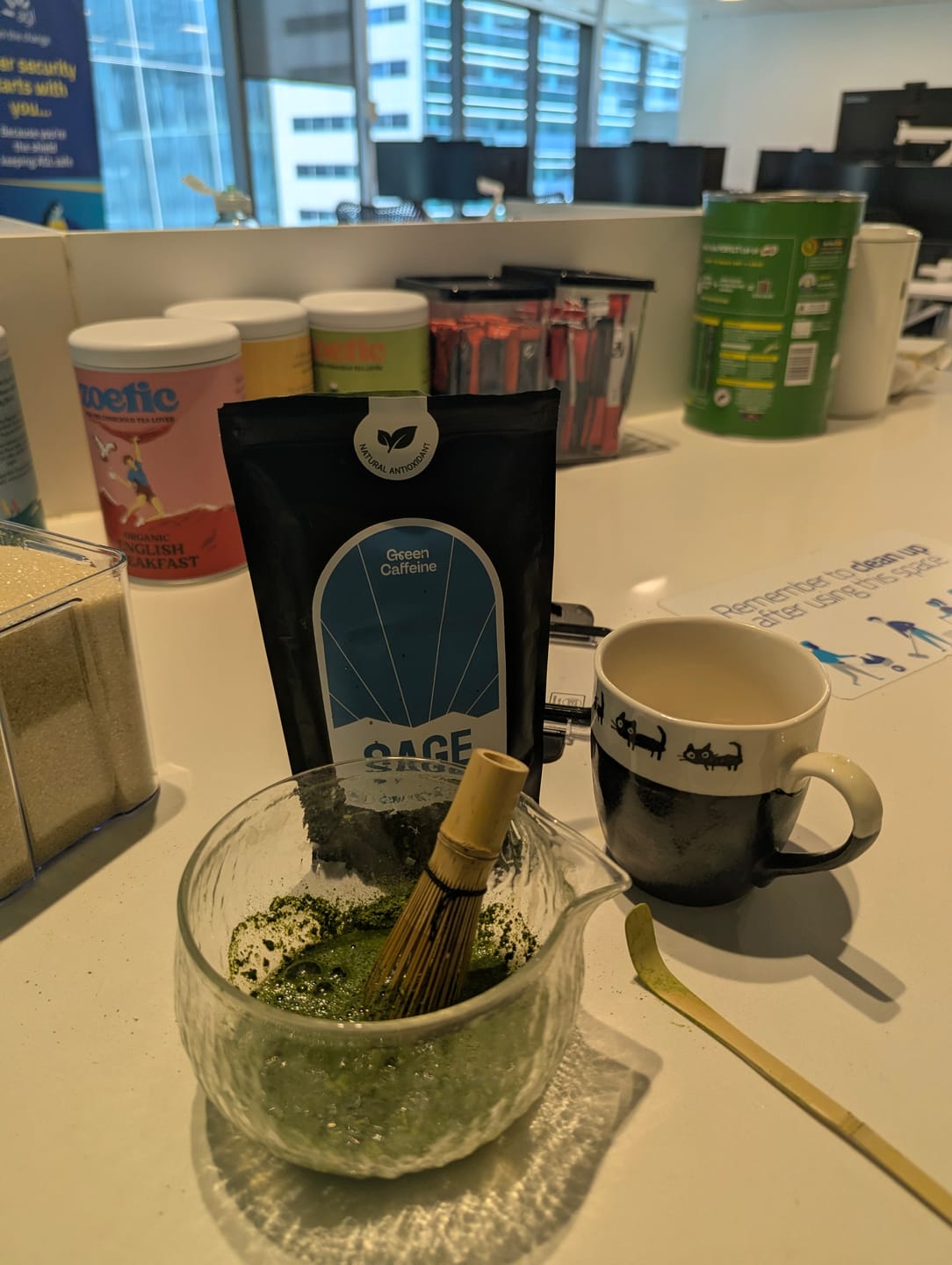 Customer photo review of Sage Cafe Matcha (Latte)