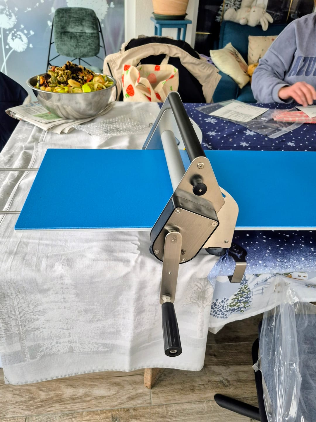 Customer photo review of Laminoir à plateau Manuel PM RS101