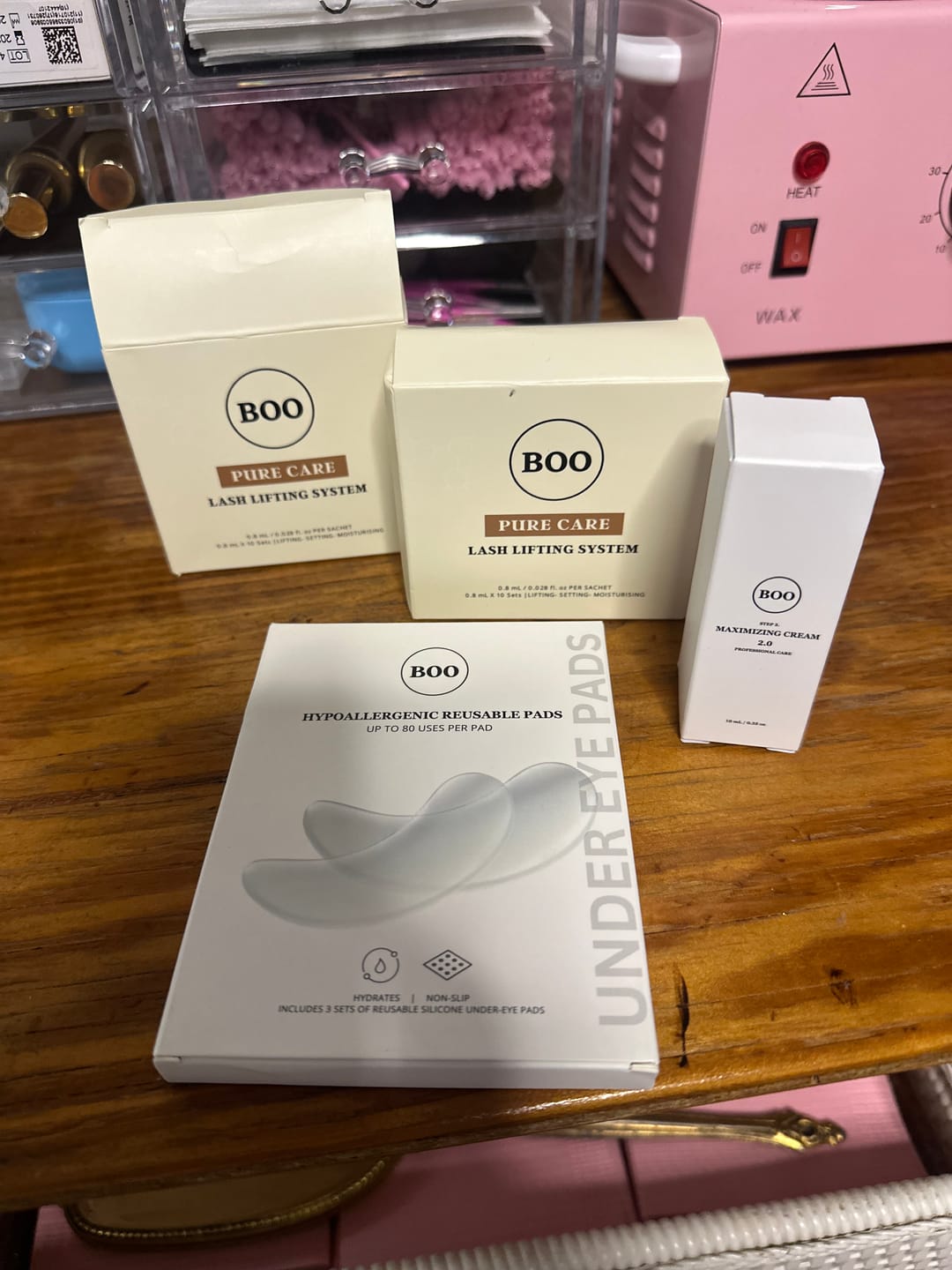 Customer photo review of BOO- Pure Care Lash & Brow Lift Pack