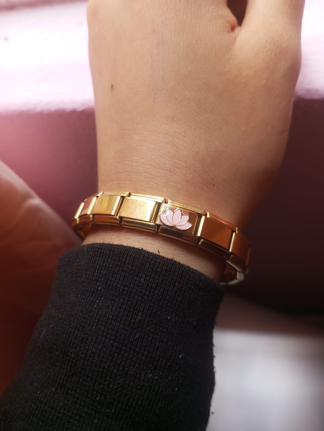 Customer photo review of Charm Flor Rosa