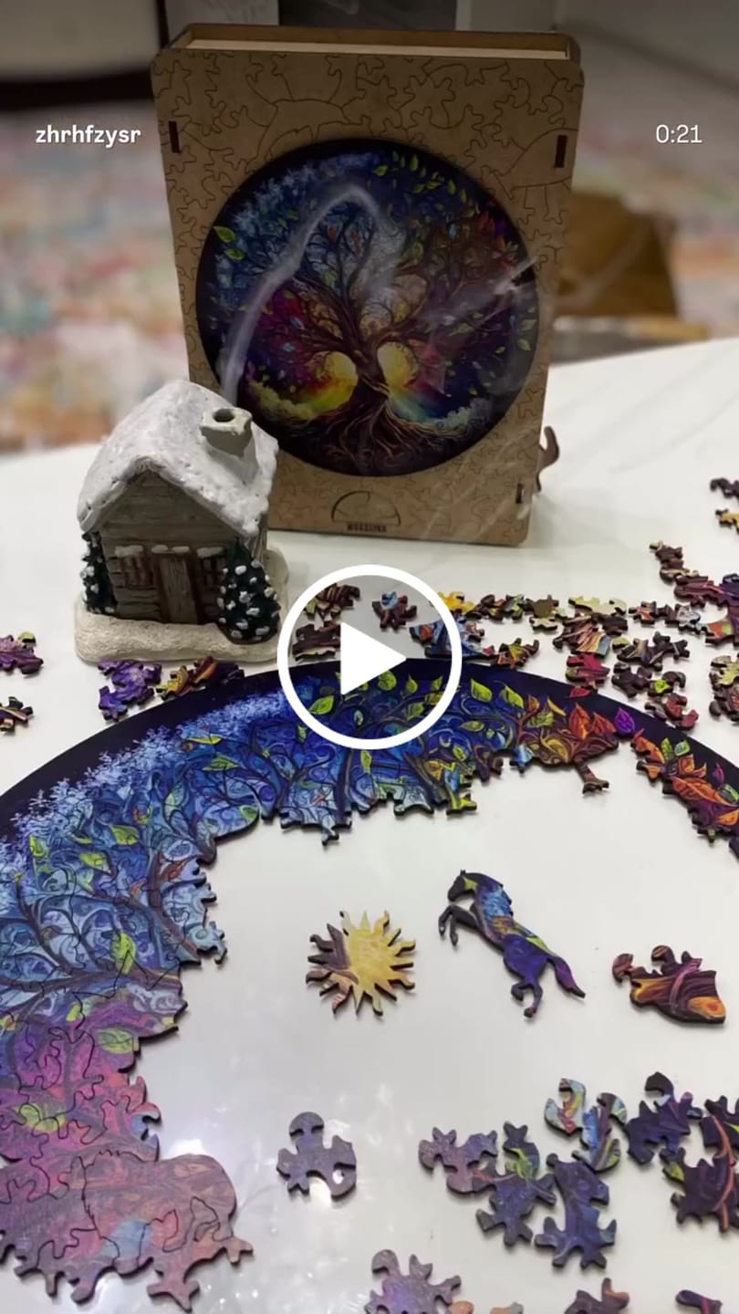 Customer video review of Hayat Ağacı - Ahşap Puzzle
