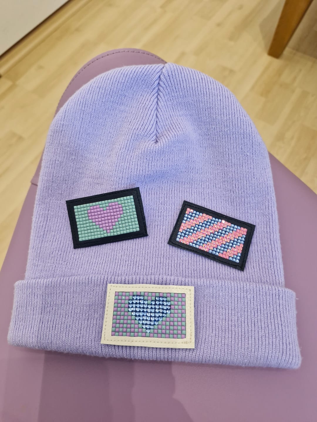 Customer photo review of Bean me up!  DIY-Bundle | Lavender Buzz