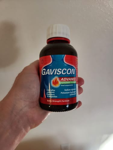 Customer photo review of Gaviscon Advance Peppermint Flavour Oral Suspension, 250ml 6 Pack
