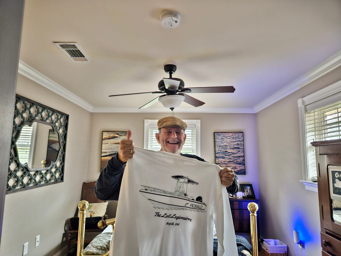 Customer photo review of Custom Cotton Long Sleeve Shirts with Pocket
