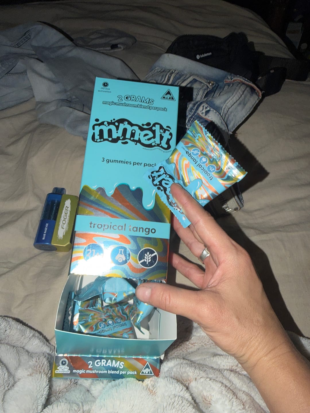 Customer photo review of Mushroom Gummies