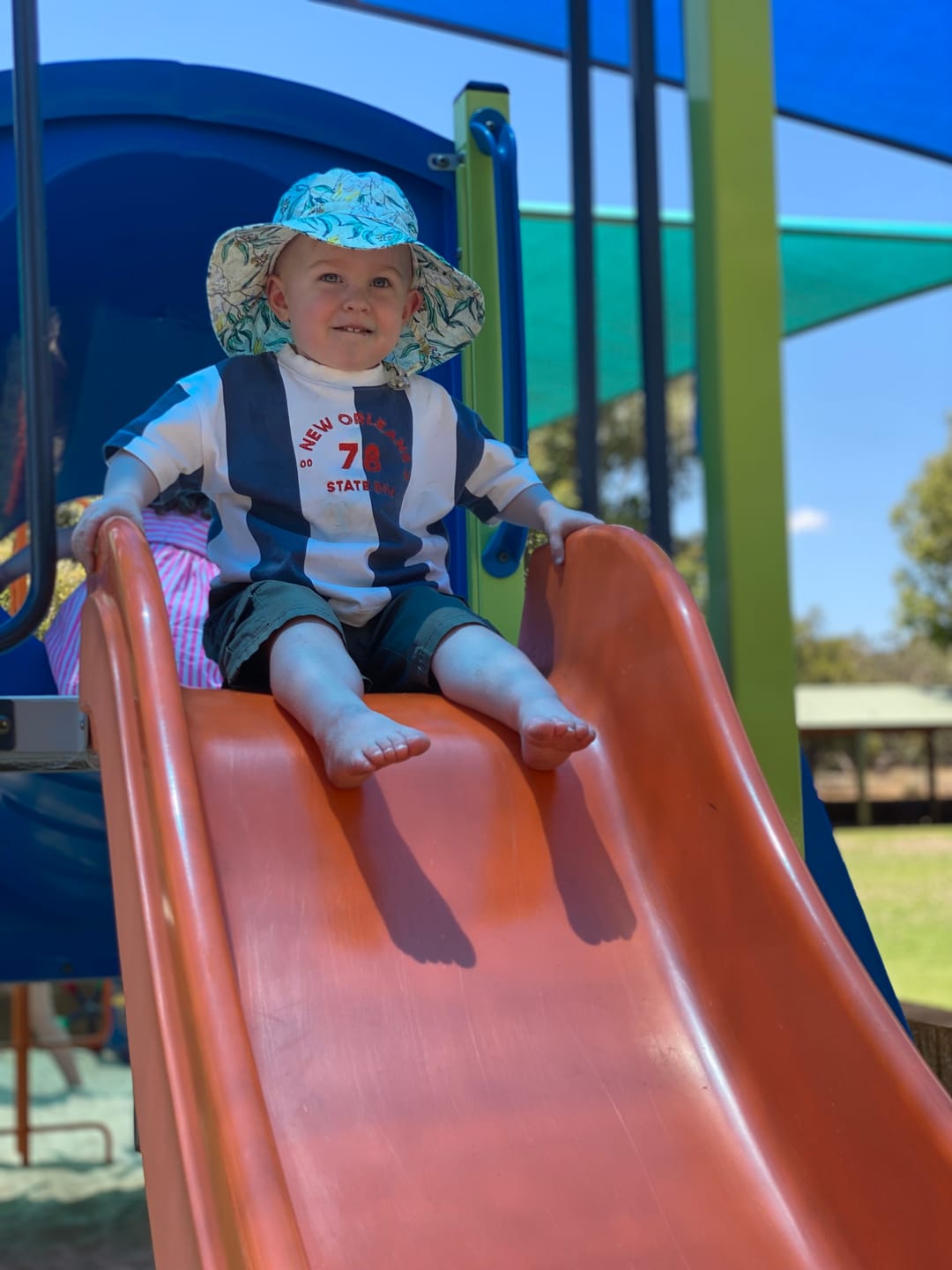 Customer photo review of Cockatoo Children's Sun Hat