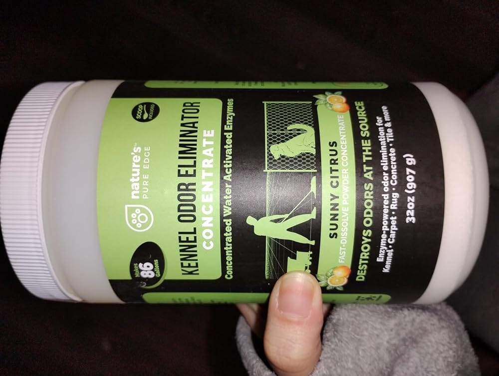Customer photo review of Kennel Odor Eliminator Concentrate