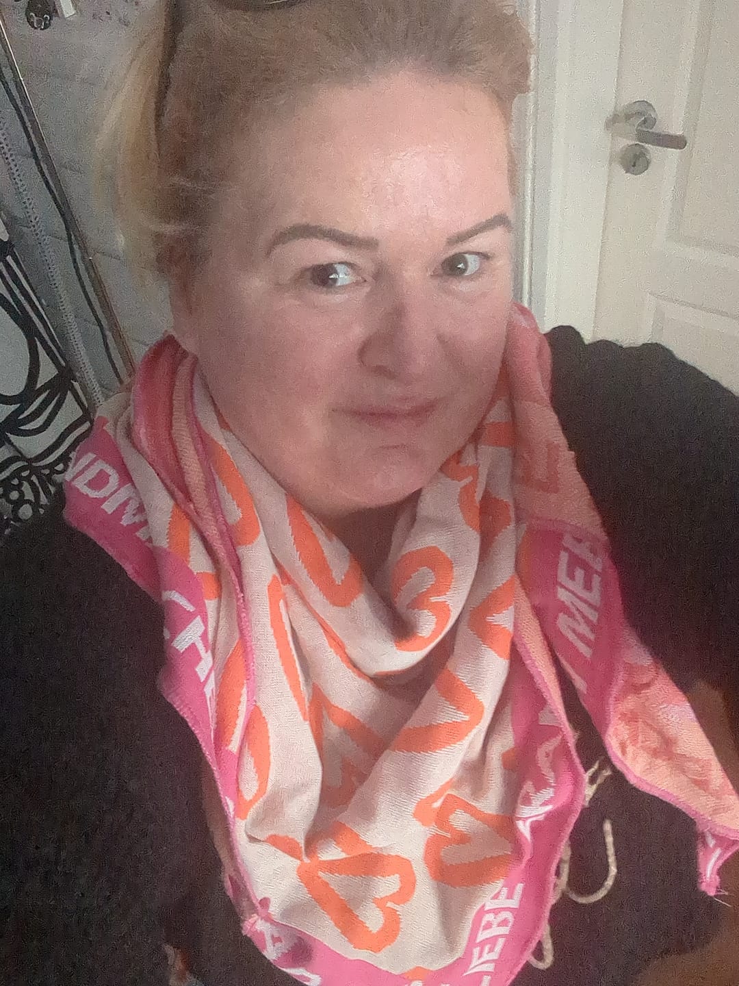 Customer photo review of XL Dreieckstuch HERZEN
