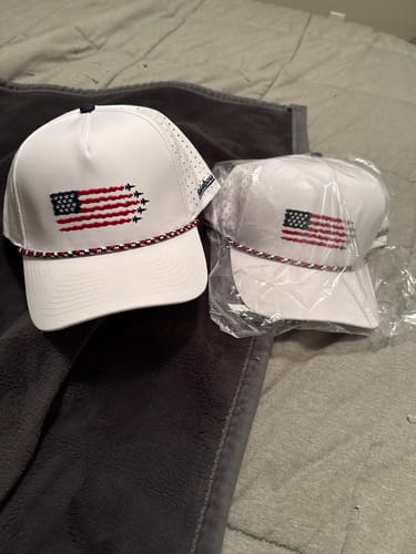Customer photo review of USA Hat White