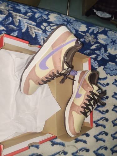 Customer photo review of Nike Dunk Low Retro SE Denim Dusted Clay & Team Gold P