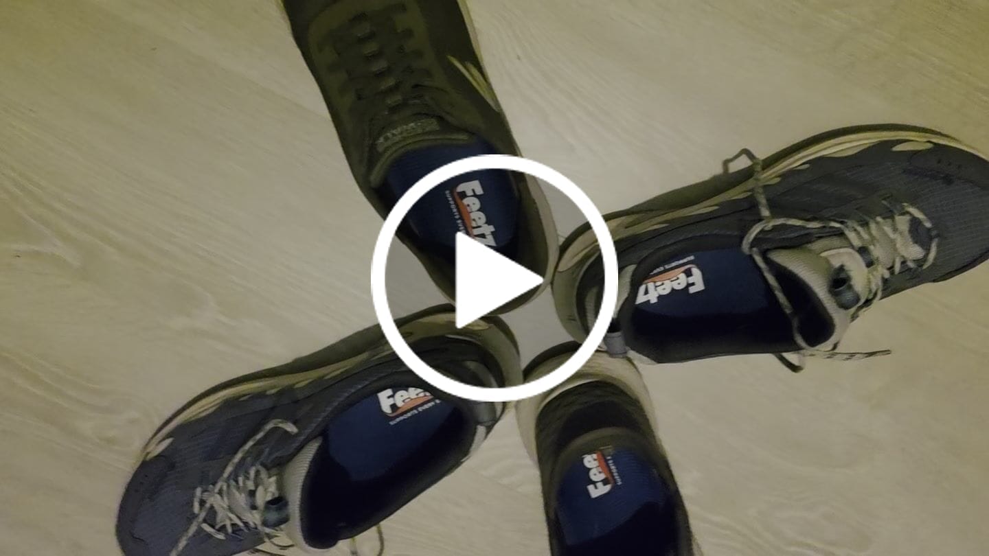 Customer video review of Feetz® Blue One