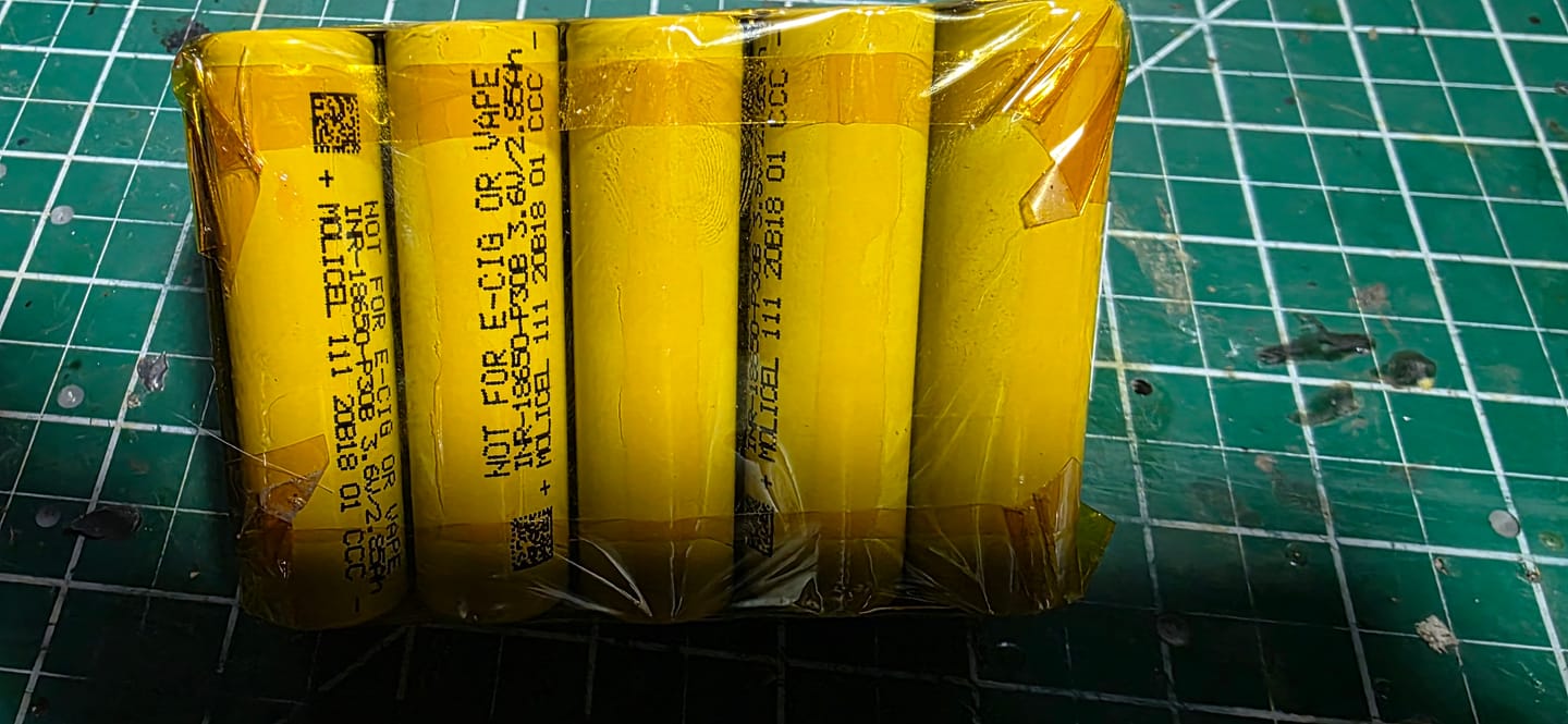 Customer photo review of Molicel P30B 18650 3000mAh 30A Battery