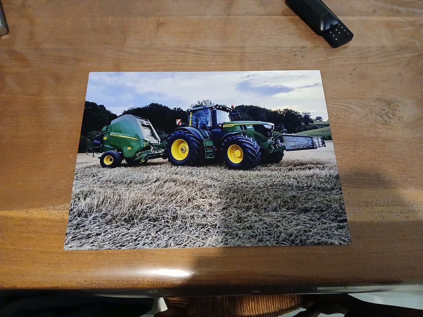 Customer photo review of Poster métallique personnalisable