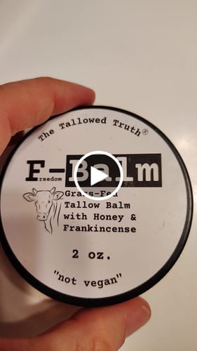Customer video review of F-Balm - Premium Tallow Balm - 2 oz.