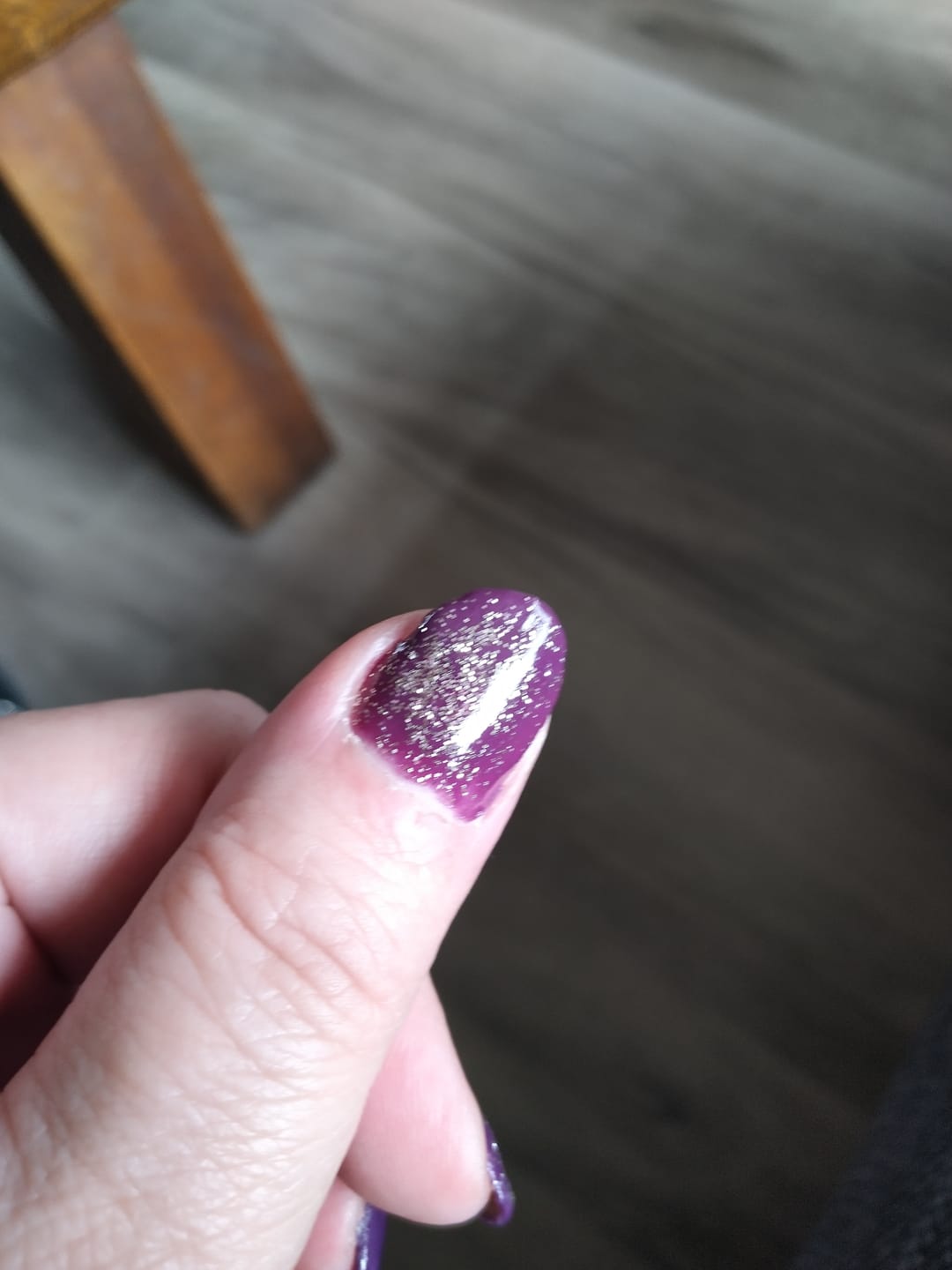 Customer photo review of Shallow Gold Dipping Powder