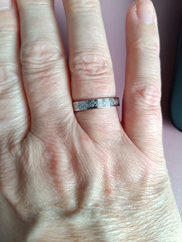 Customer photo review of "Gewiss, mit der Erschwernis, kommt die Erleichterung" Ring