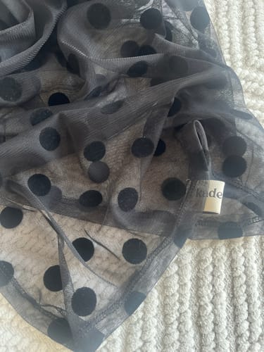 Customer photo review of TOP BOLERO LUNARES NEGRO