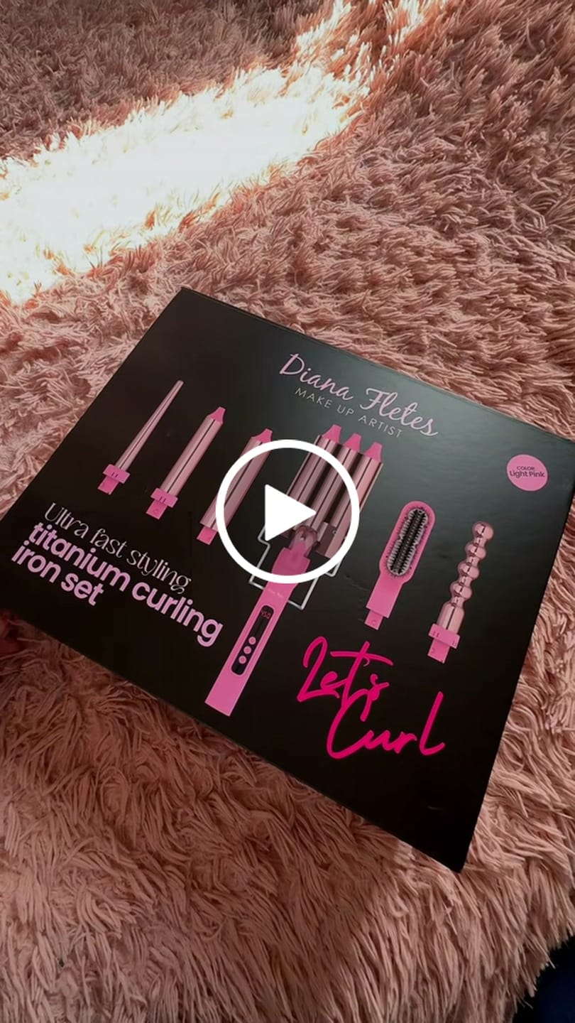 Customer video review of Ferro 6 en 1 Diana Fletes light pink Titanium Galvanizado