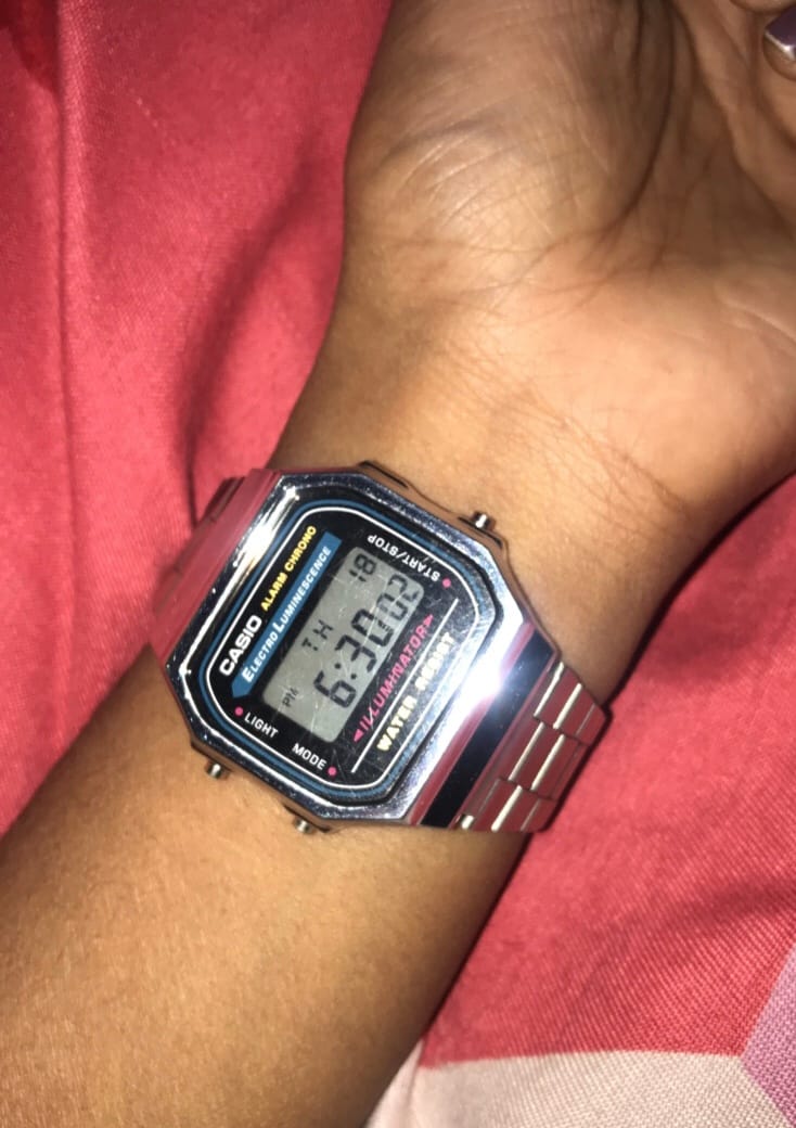Customer photo review of Casio Vintage A168 Unisex (Digital Watch)