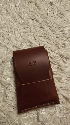 Customer photo review of Slimmad plånbok i äkta läder