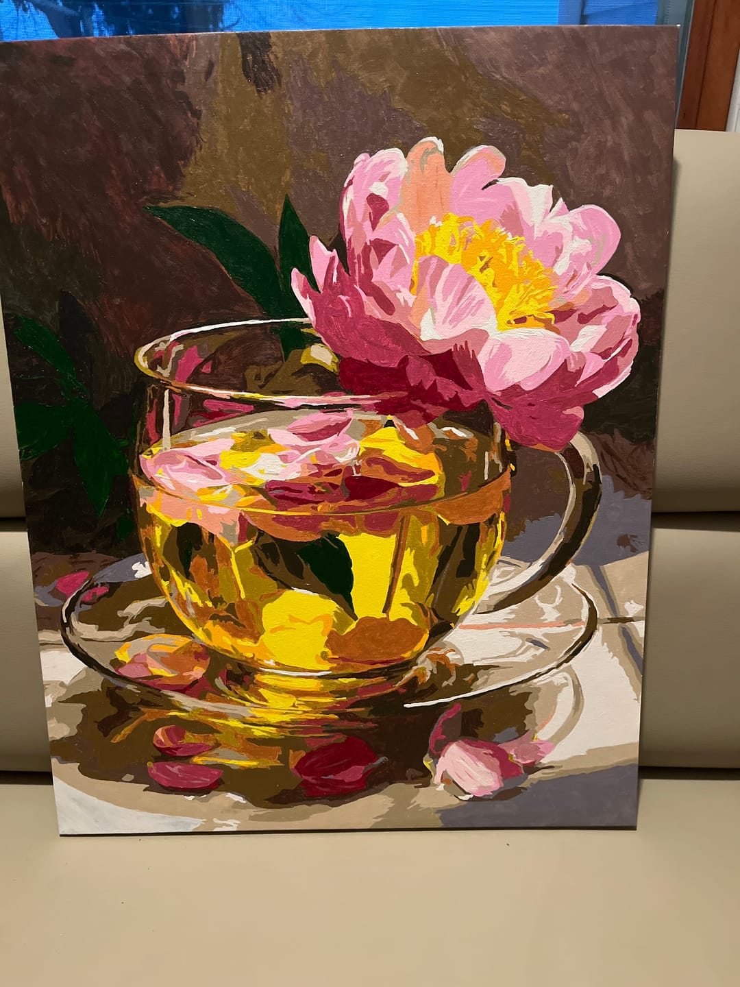 Customer photo review of Herbal Tea | Paint by Number