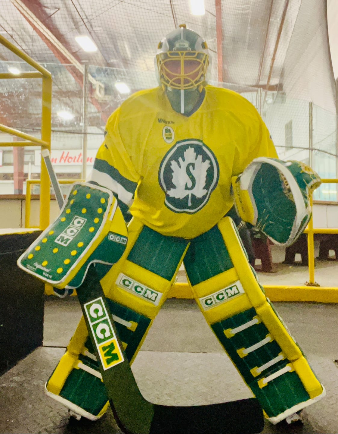Customer photo review of Prototype Extralite Dark Green Goalie Sr (600g)