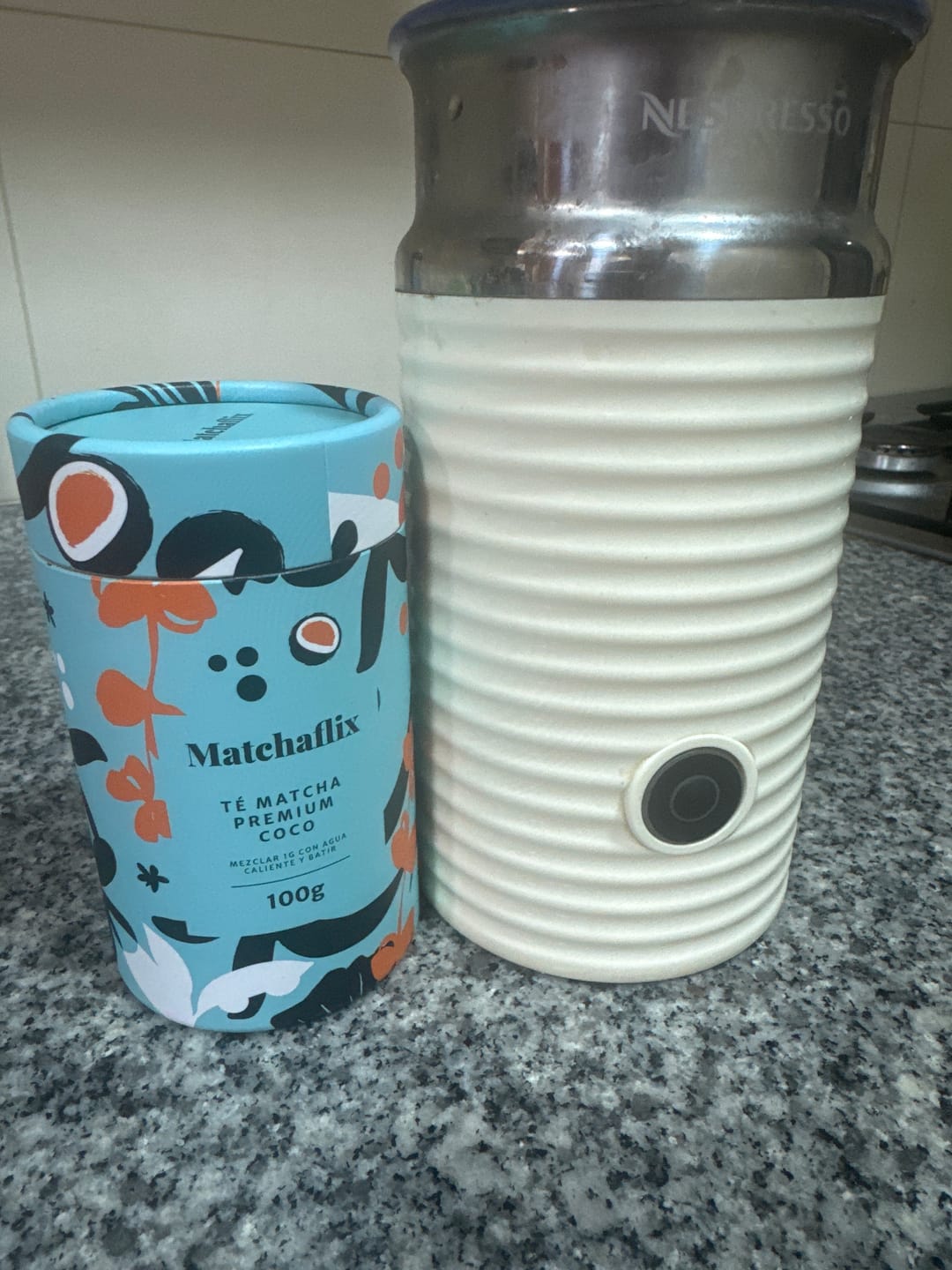 Customer photo review of Té Matcha Premium Coco