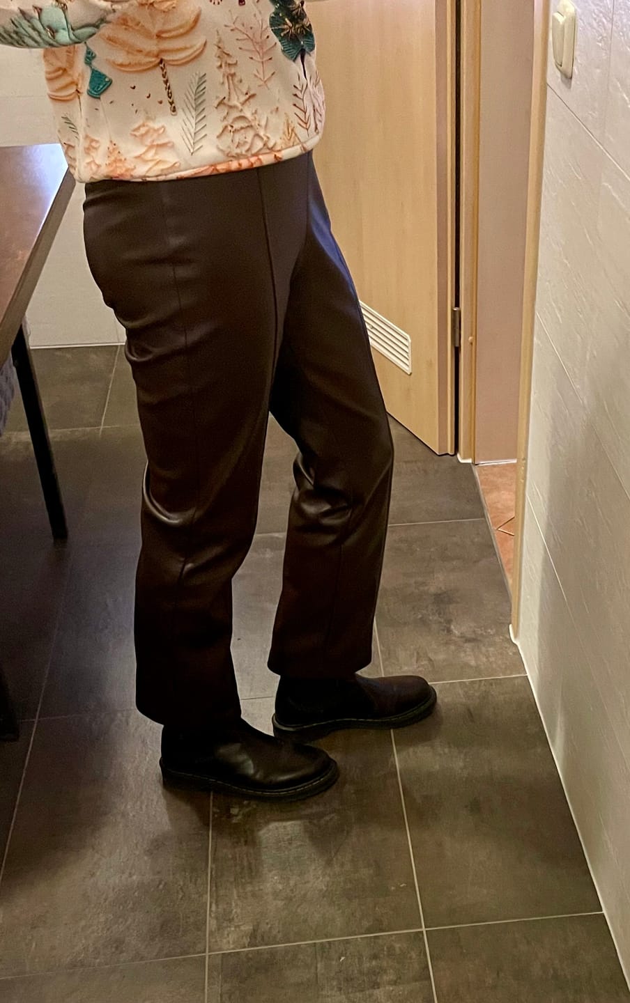 Customer photo review of LIMGARD Flared Eco-Lederhose