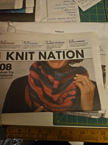 Customer photo review of Knit Nation • Issue 6