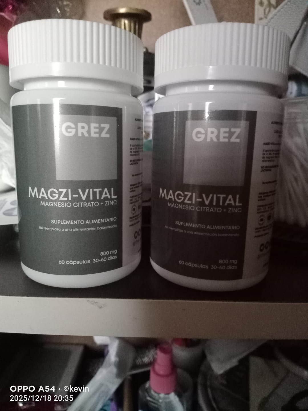 Customer photo review of MAGZI-VITAL - 800mg magnesio citrato + zinc