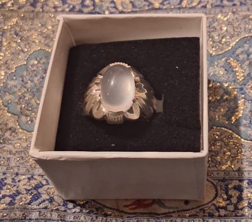 Customer photo review of Dur Najaf Ring Sterling Silver Ring