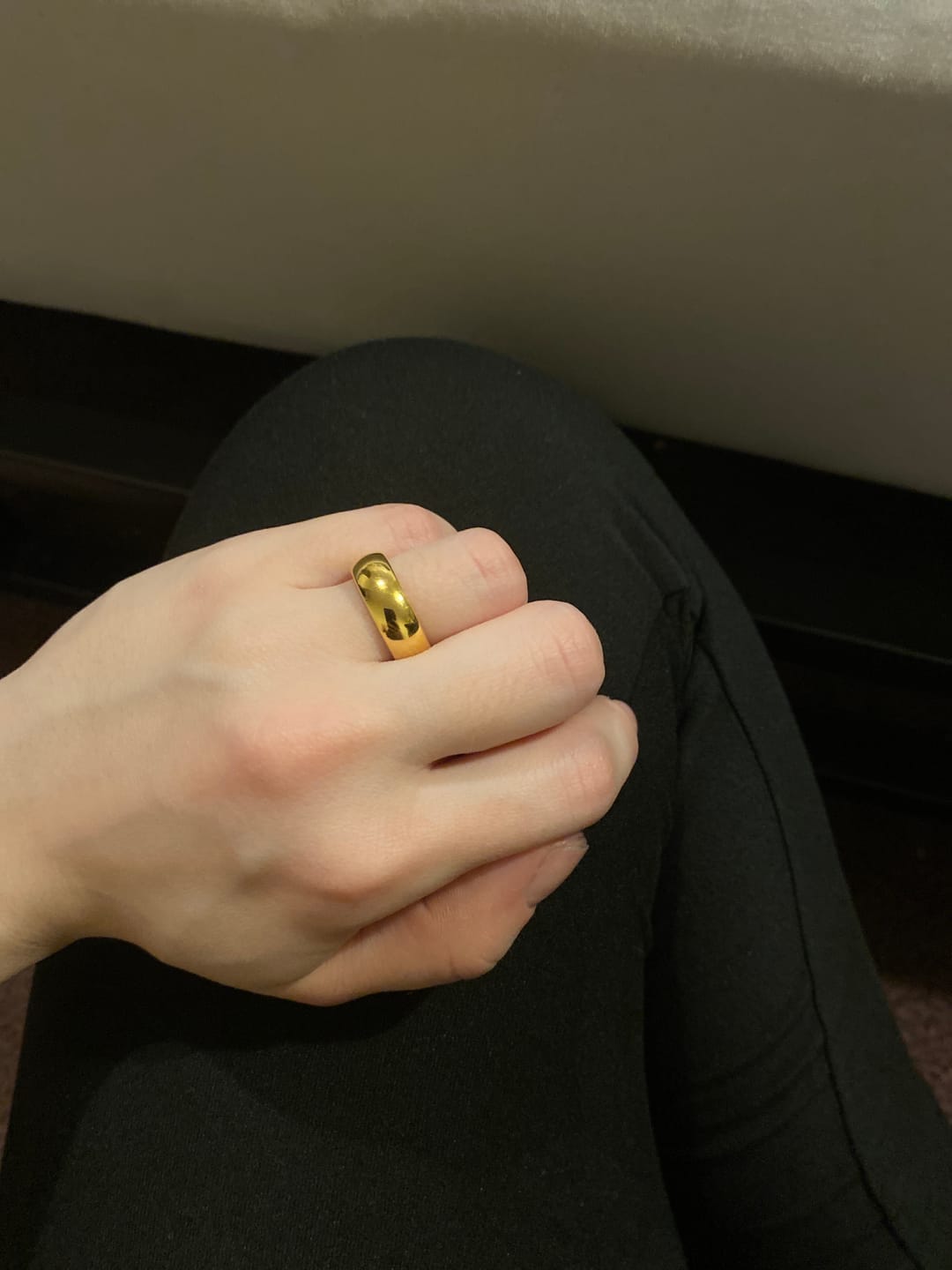 Customer photo review of Gold Wonder Ring Set