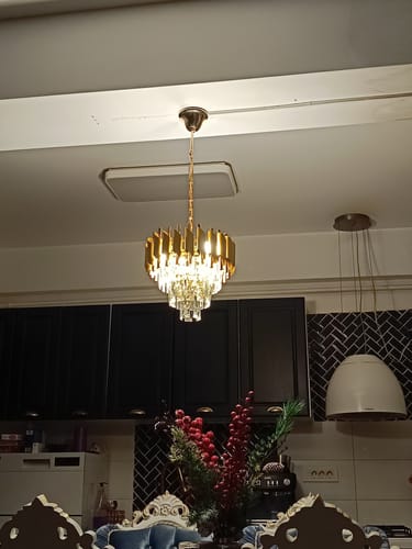 Customer photo review of Candelabru Cristal Golden Panther 300mm