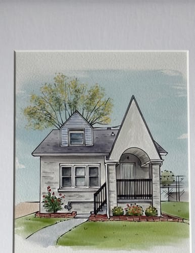 Customer photo review of 6x8 Matting Package Print