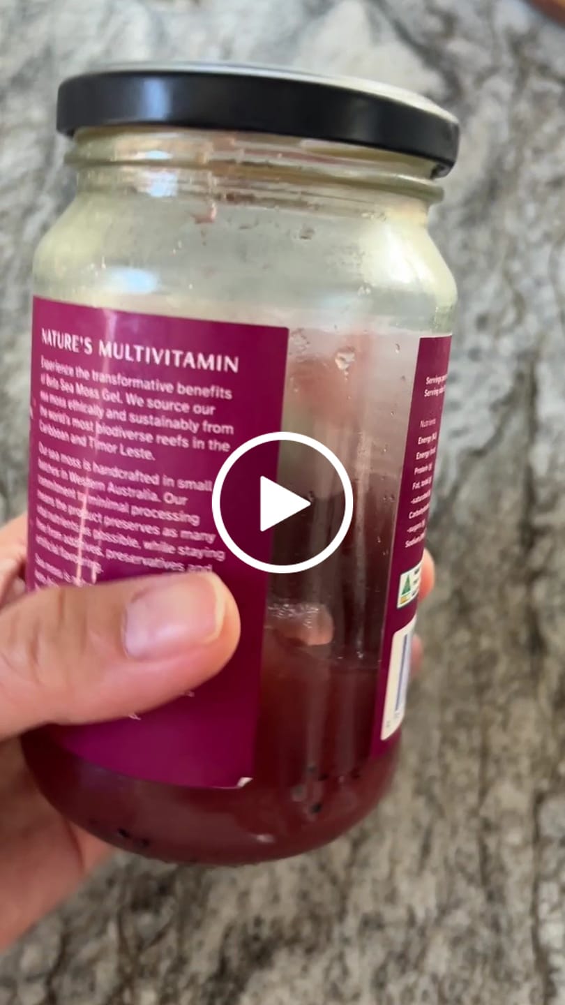 Customer video review of Belo Sea Moss Gel - Dragonfruit & Apple (B2G1F)