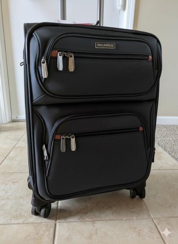 Customer photo review of Montecito 3.0 Softside Carry-On Expandable Spinner