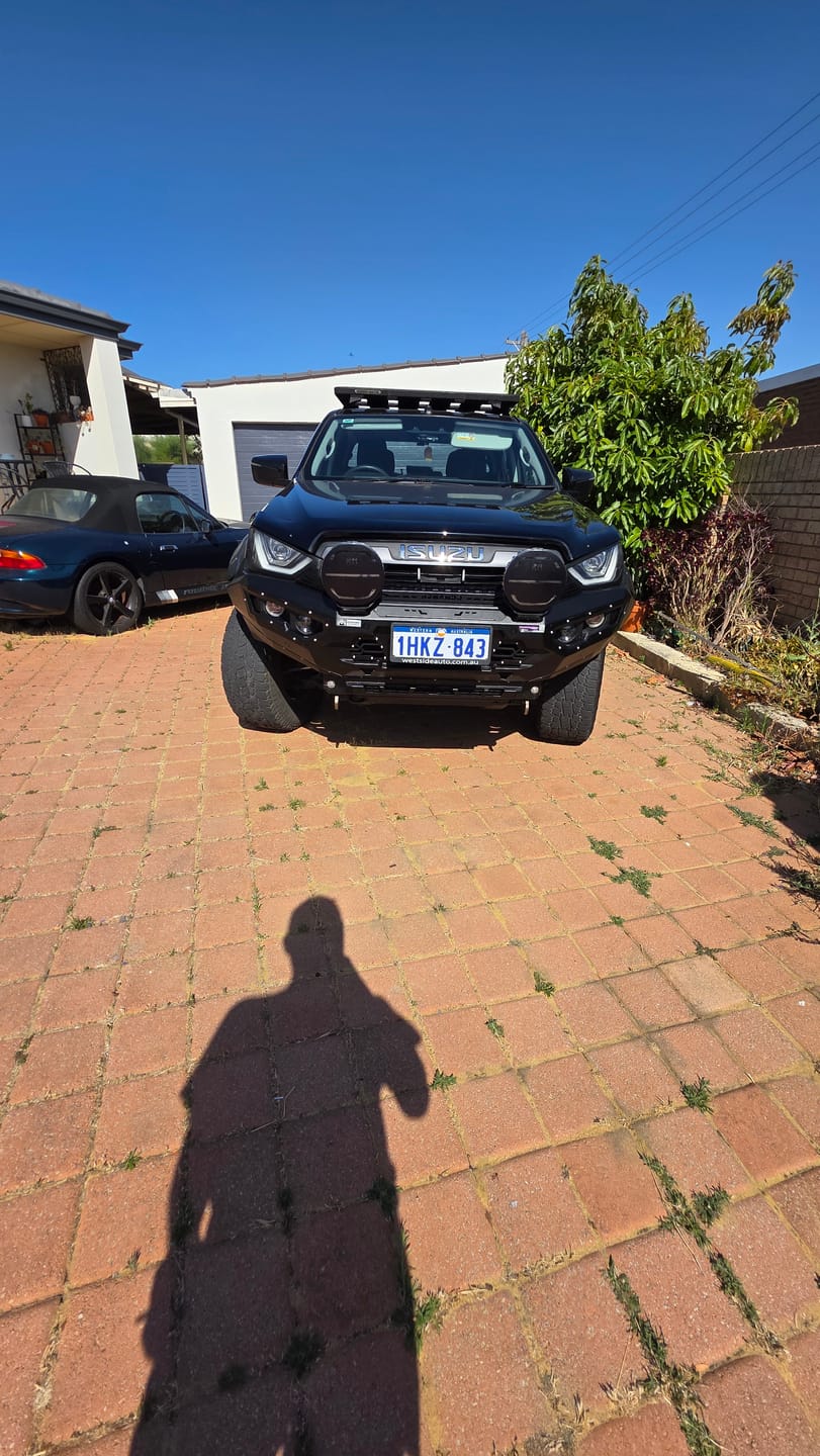 Customer photo review of Covert 9 Inch LED Driving Lights (PAIR W/HARNESS)
