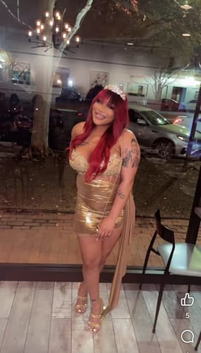Customer photo review of Golden Goddess - Only a Few Left!