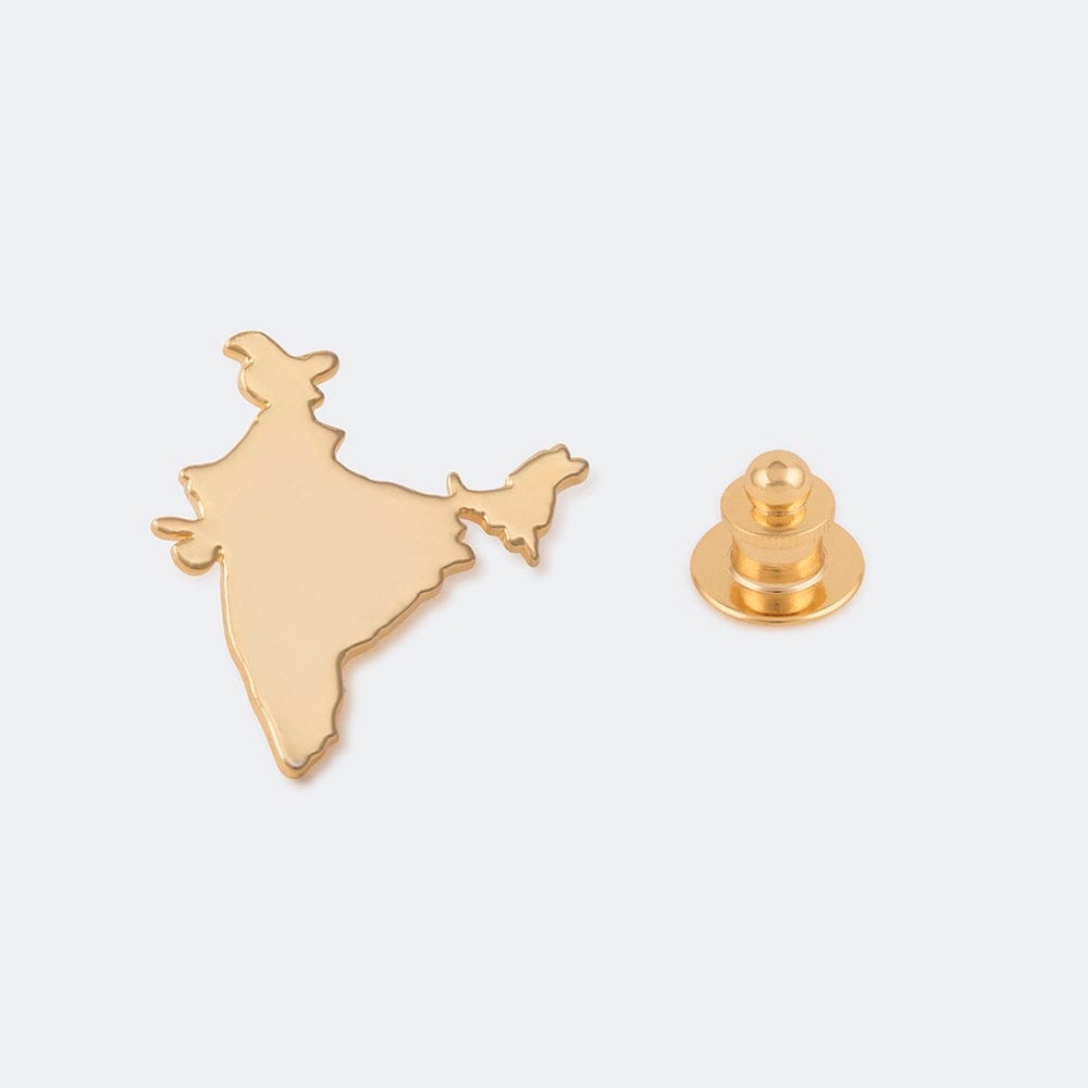 Customer photo review of Lapel Pin India Map